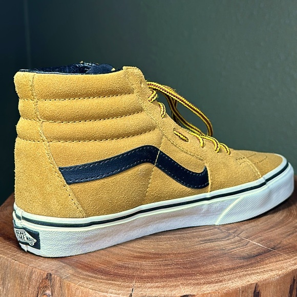 VANS Suede Sk8-Hi Skate Shoe - Wheat / Black - Picture 8 of 16